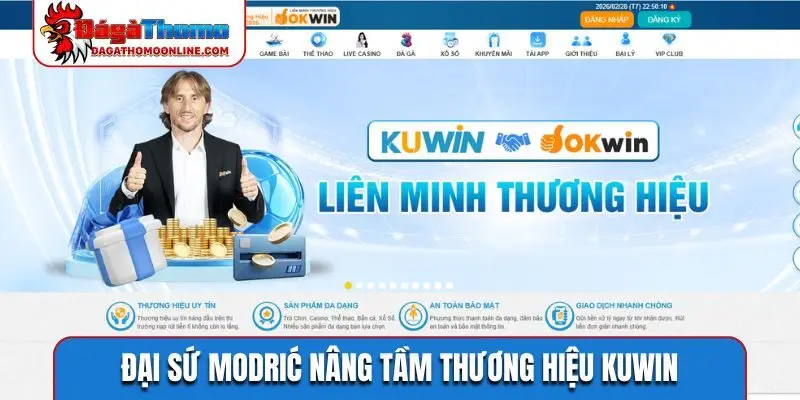 Đại sứ Modrić nâng tầm thương hiệu KUWIN